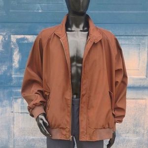 Daniel Cremieux Collection Green Nylon Lined Lightweight Full Zip Jacket Size XX